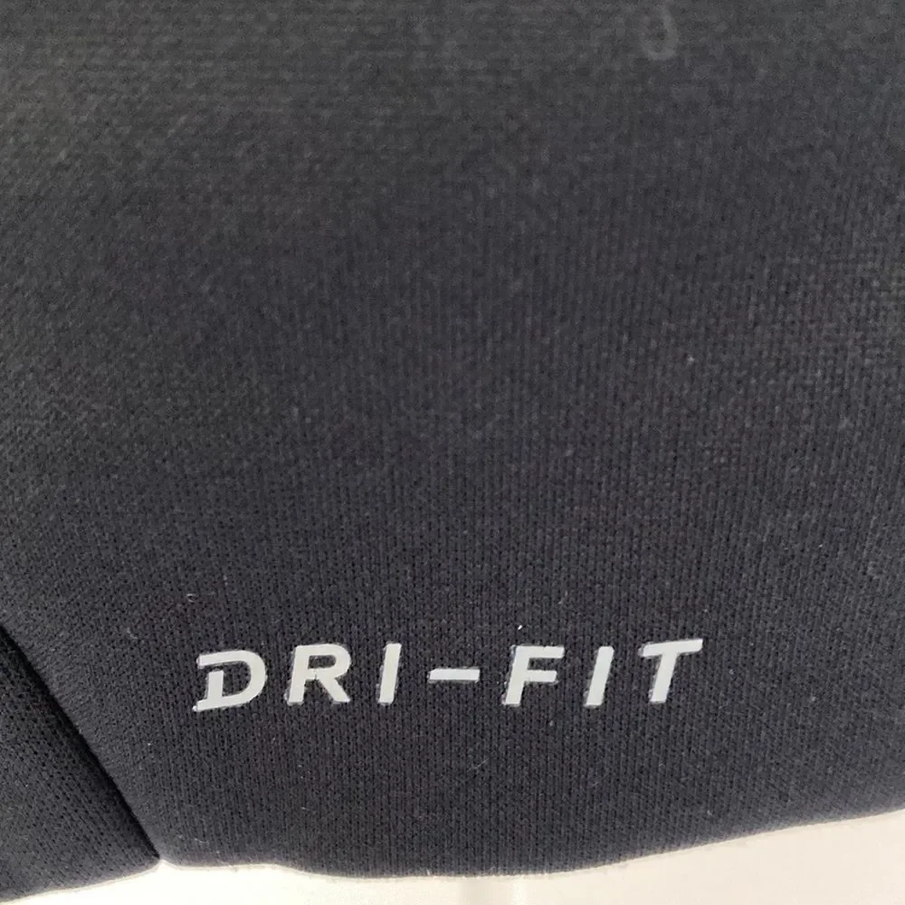 Nike‎ Dri-Fit Zip Front Boys Hoodie in Black Size 6 M